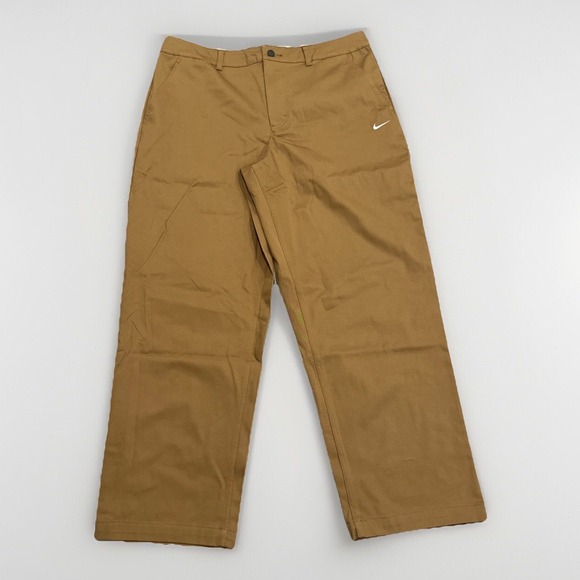 Nike Life Collection 'El Chino' Brown Pants Men 38W Regular Loose Fit FD0405-270 - Picture 1 of 10